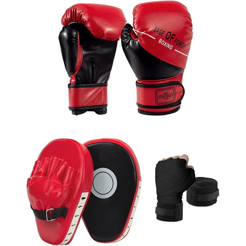 Boxing Glove Set - Çocuklar için 3'ü 1 arada Boks