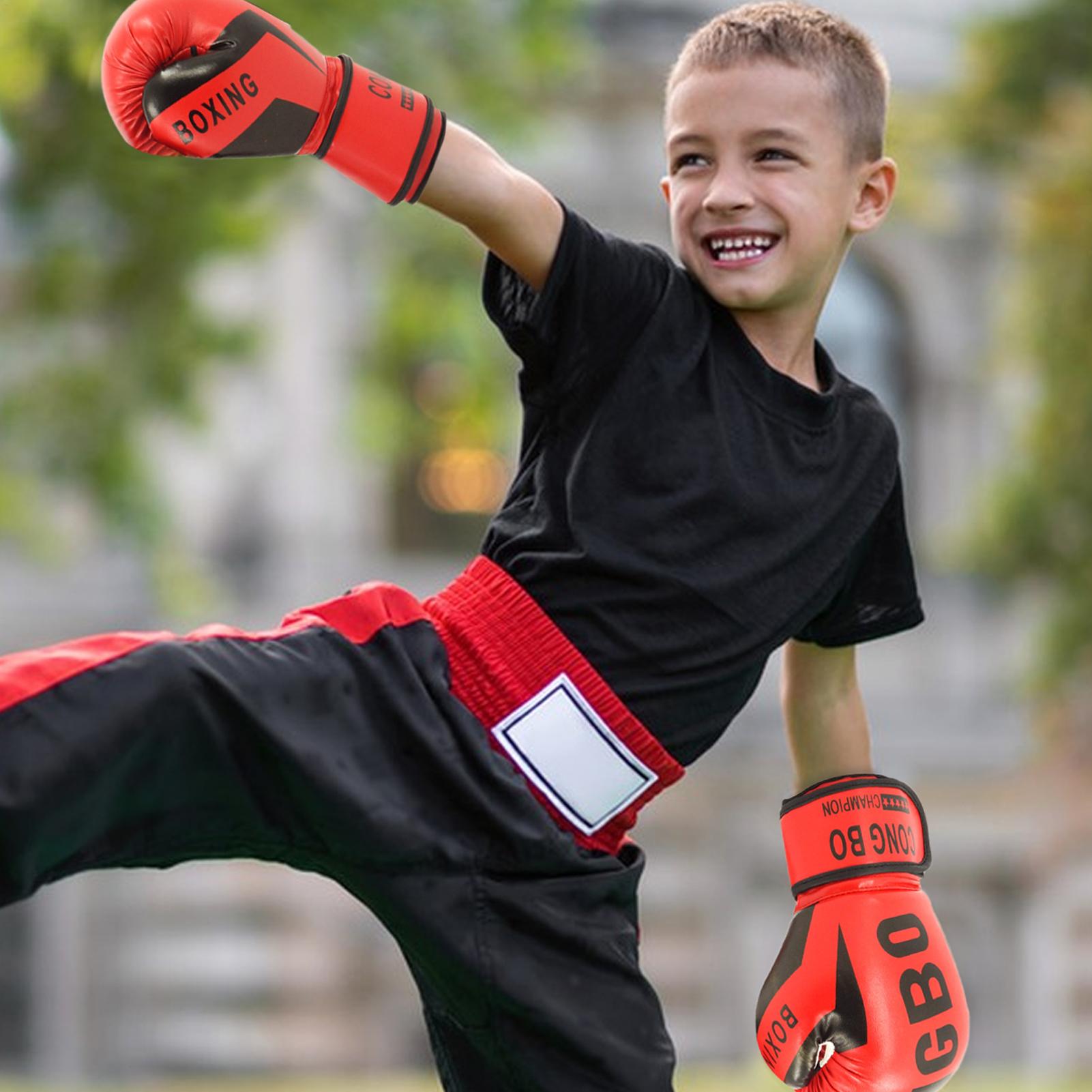 Boxing Glove Set - 1 çift çocuk boks eldiveni çocuk