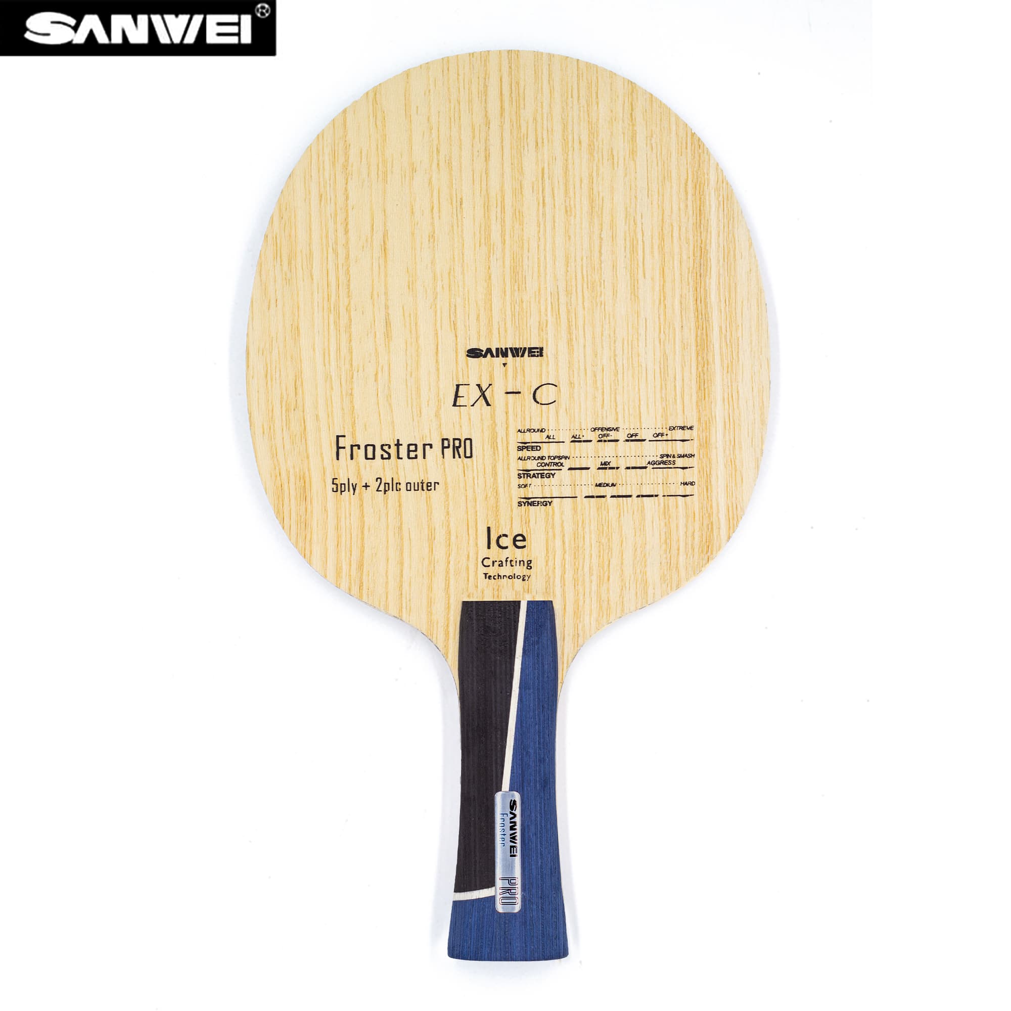 Table Tennis Paddle - SANWEI ALC Masa Tenisi Raketi Froster
